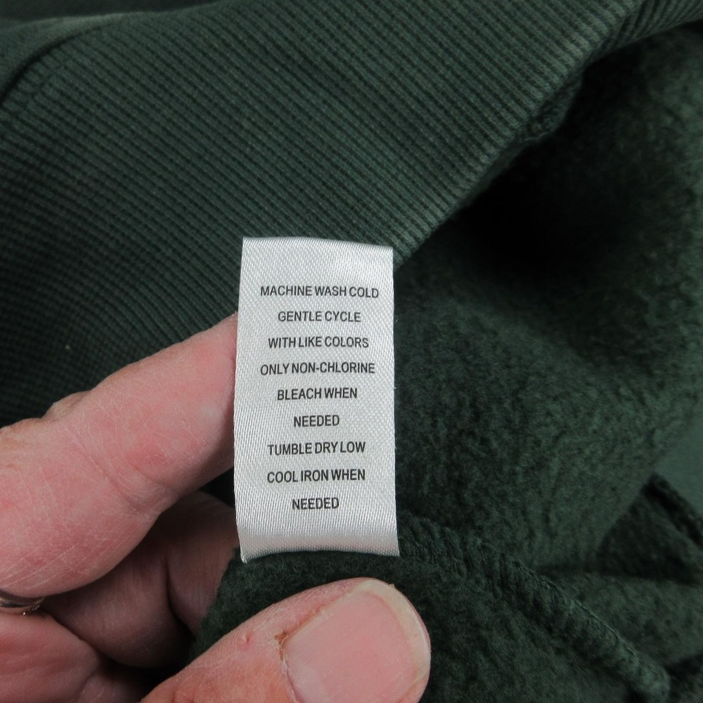 Pacsun Hoodie Womens S Forest Green Pullover Hooded Fleece Heavyweight NWT - Picture 6 of 9